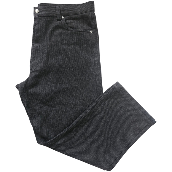 Hugo Boss Charcoal Corduroy Alabama Pants - Picture 1 of 7
